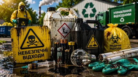 Небезпечні відходи: що це таке простими словами і що з ними робити